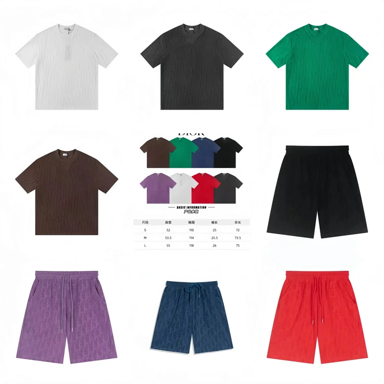 Dior t-shirt/shorts