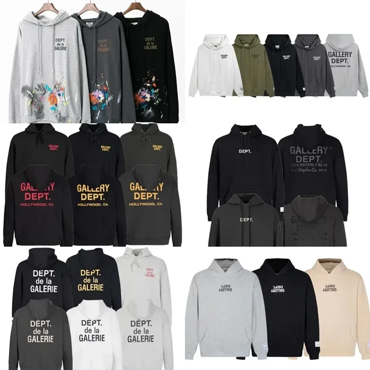 Gallery Dept hooded sweatshirt