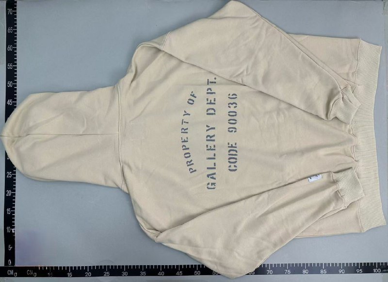 Gallery Dept hooded sweatshirt
