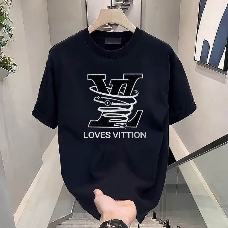 LV niche ins style short sleeved shirt
