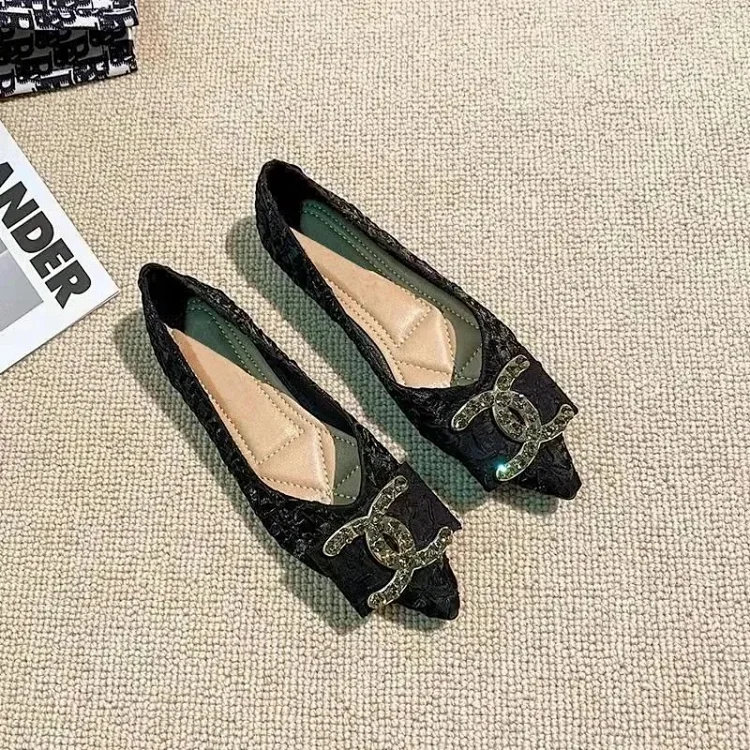 Chanel flat shoes