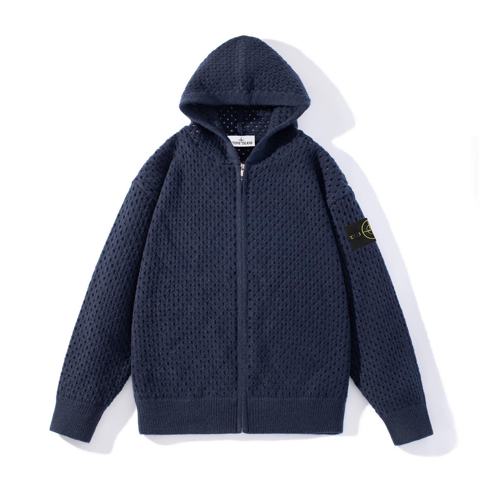 Stone Island Grey knitted cardigan 7518935245